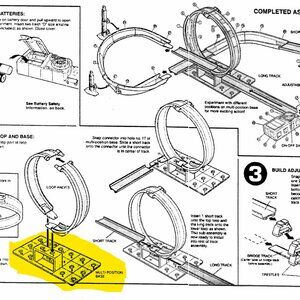 Hot Wheels - Multi-position base replacement 1970